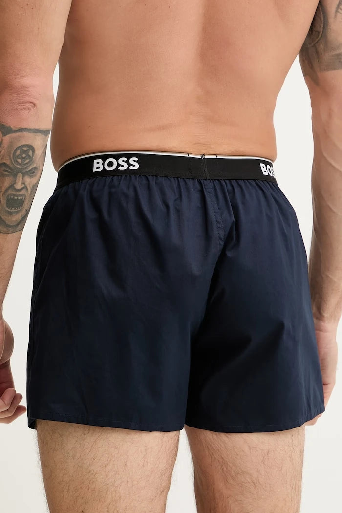 BOSS боксерки мъжки от памук 2P Boxer Shorts EW 2 броя