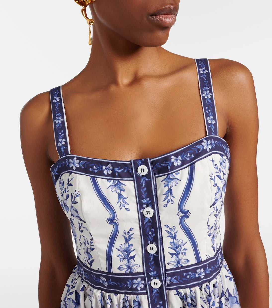 Farm Rio - Floral cotton minidress