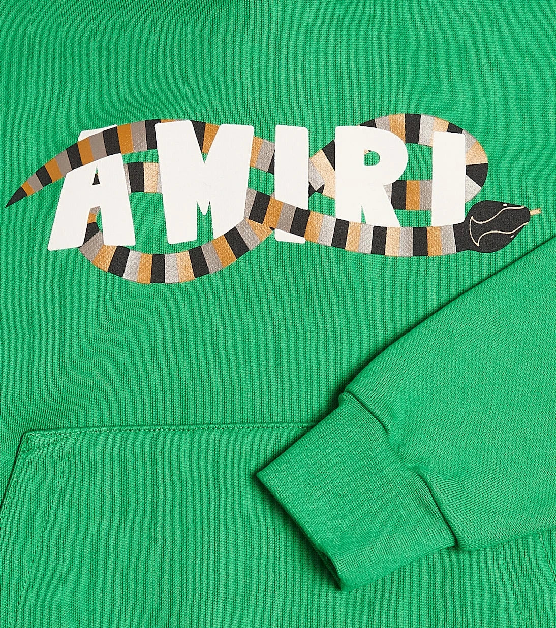 Amiri Kids - Logo cotton jersey hoodie
