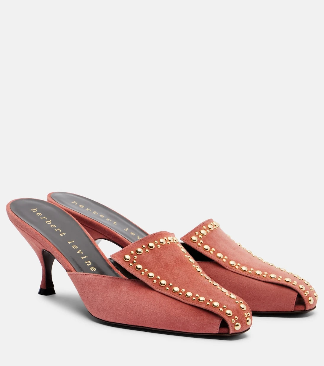 Herbert Levine - Bright Idea 70 embellished suede mules