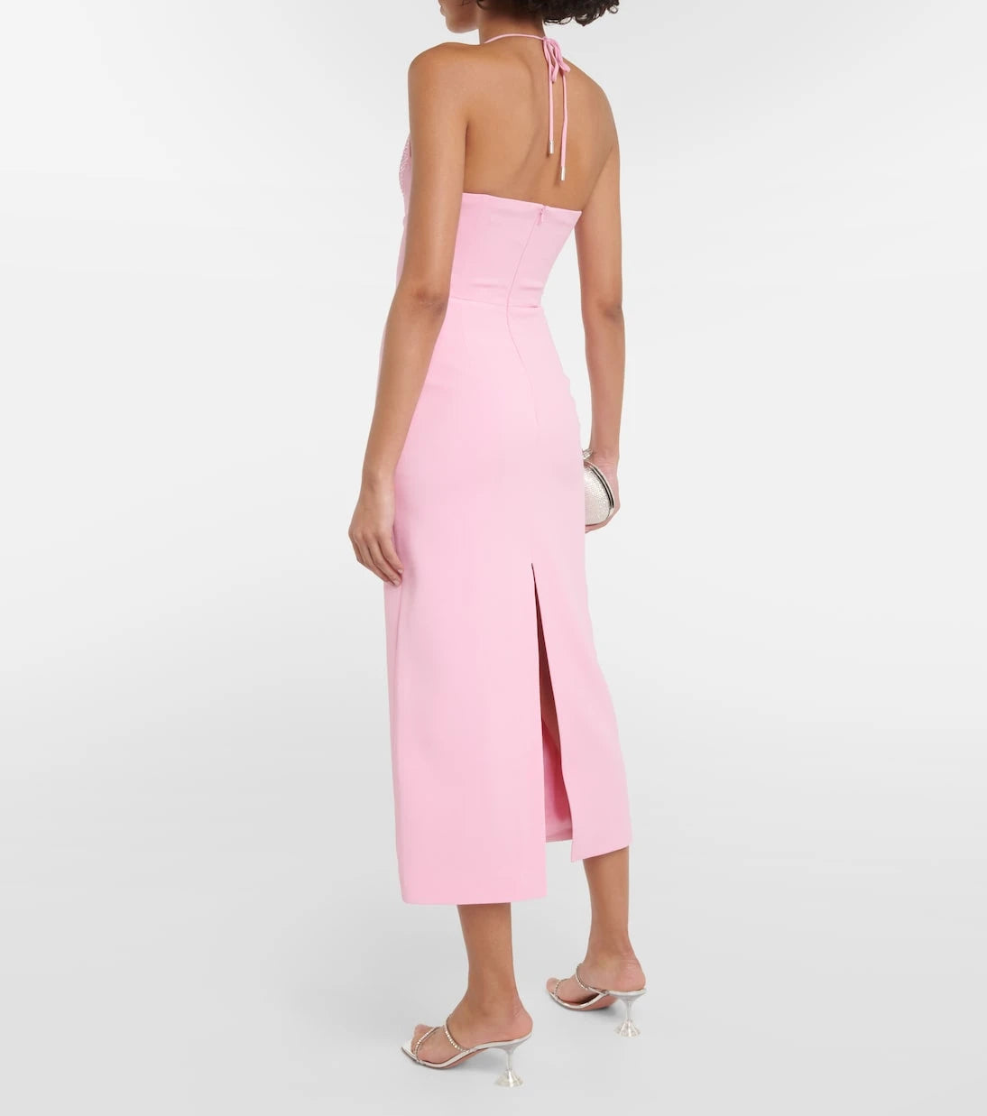 David Koma - Crystal-embellished cutout midi dress
