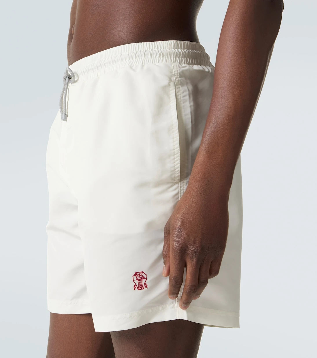 Brunello Cucinelli - Logo swim trunks