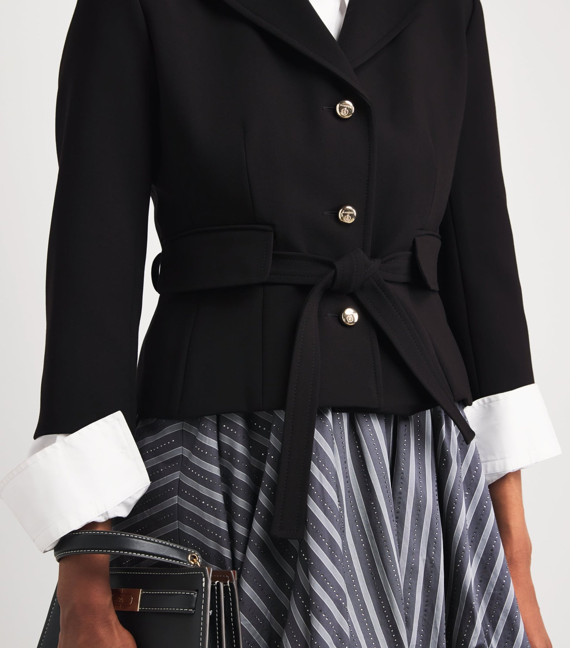 Black Cropped Blazer