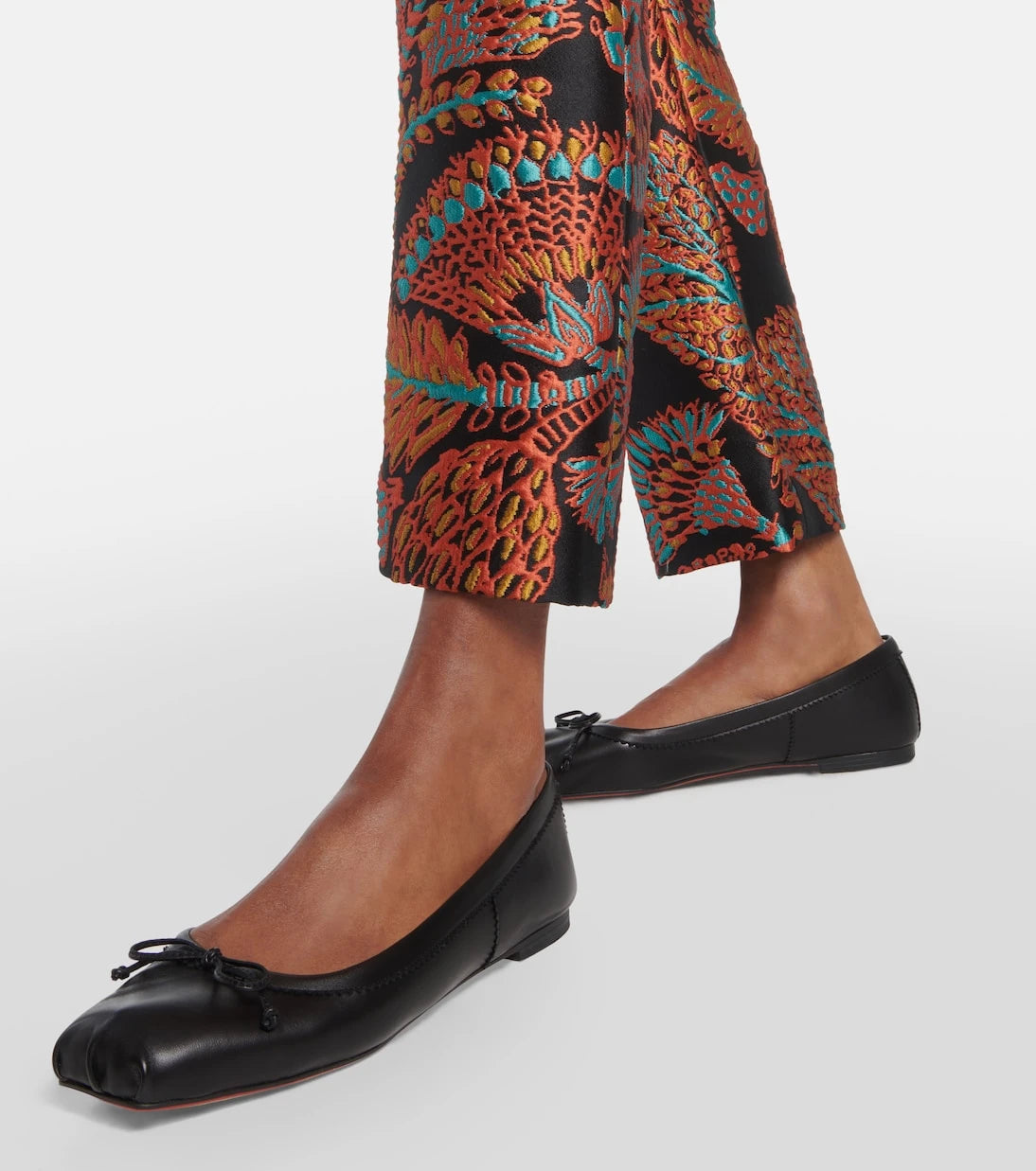 Christian Louboutin - Mamadrague leather ballet flats