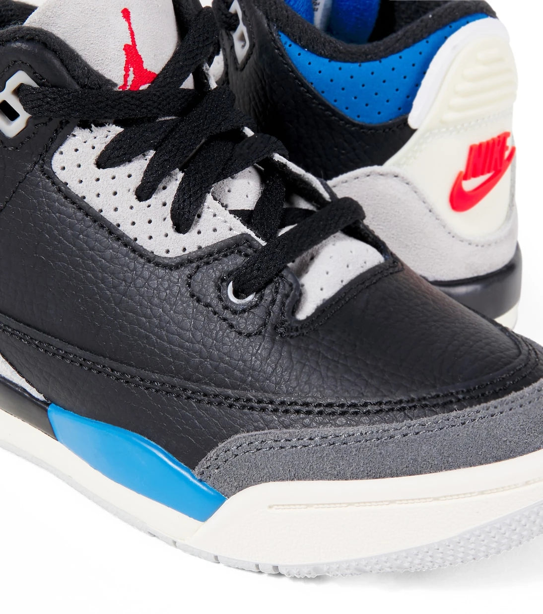Nike Kids - Jordan Retro 3 OG leather sneakers