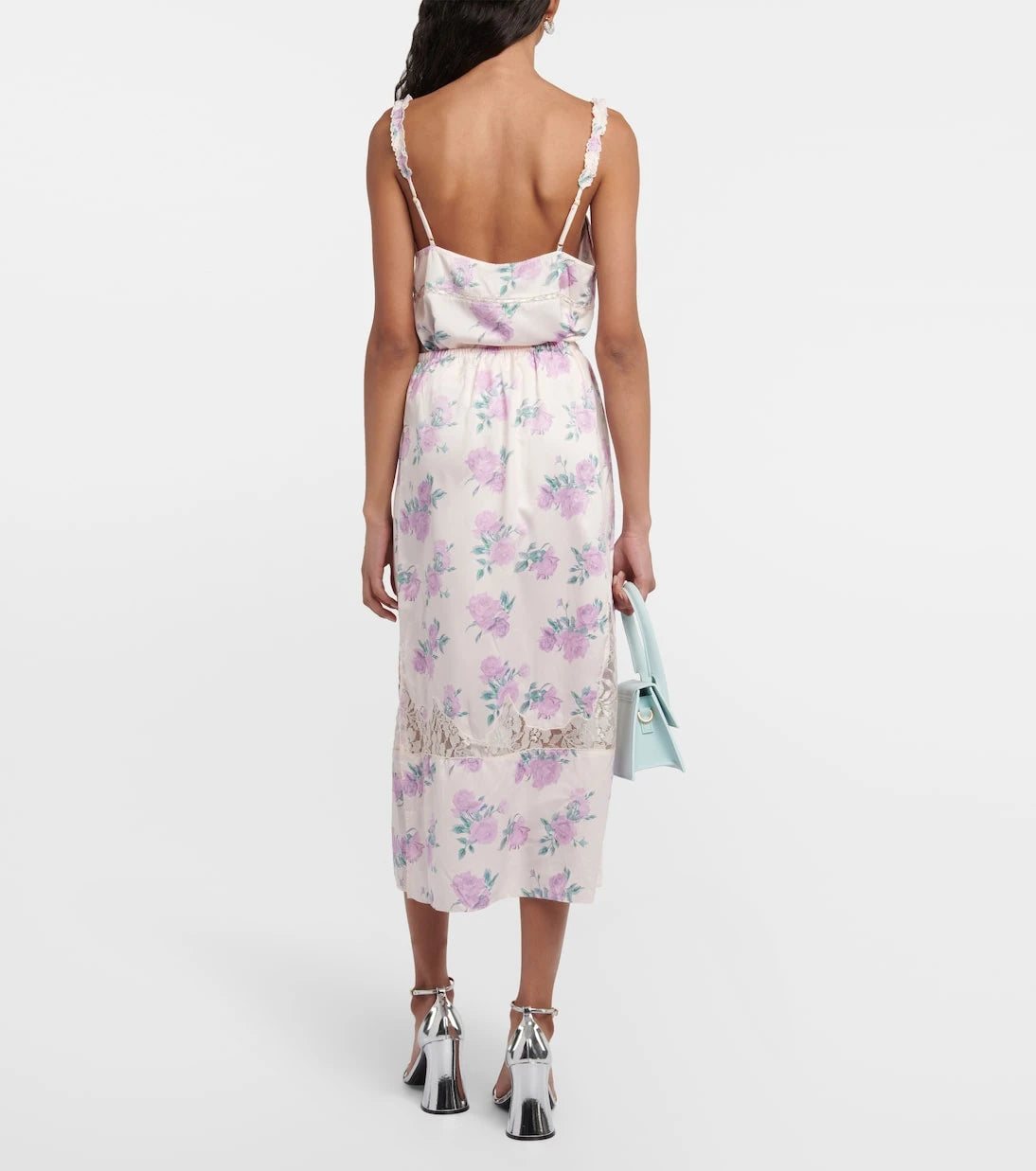 LoveShackFancy - Fayette floral midi skirt
