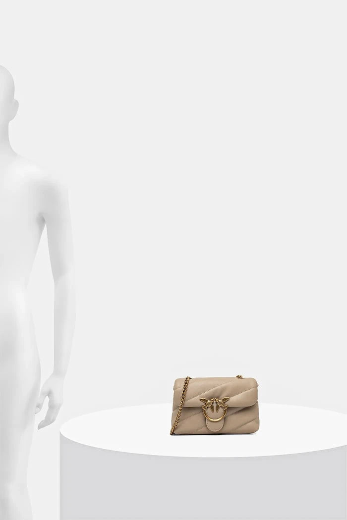 Pinko kadın deri crossbody çanta