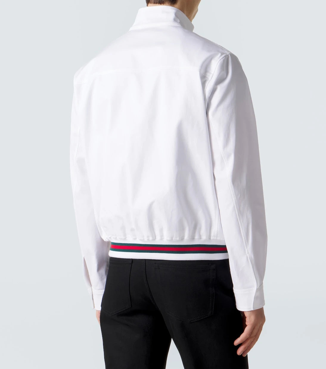 Gucci - Web Stripe cotton twill jacket