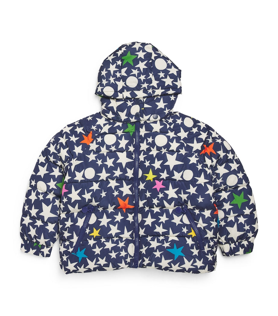 Stella McCartney Kids Star Print Puffer Jacket (3-14+ Years)