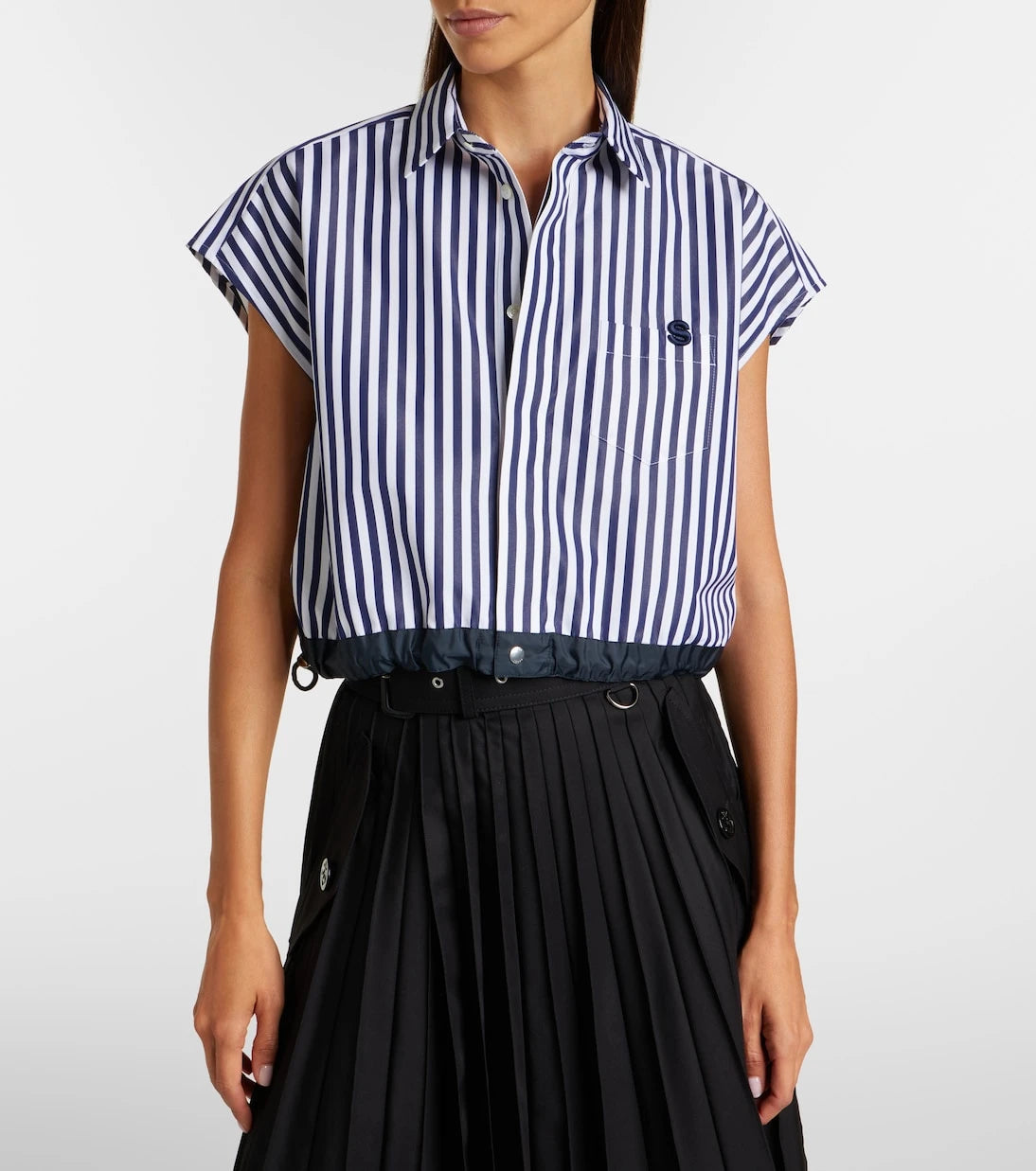 Sacai - Striped poplin shirt