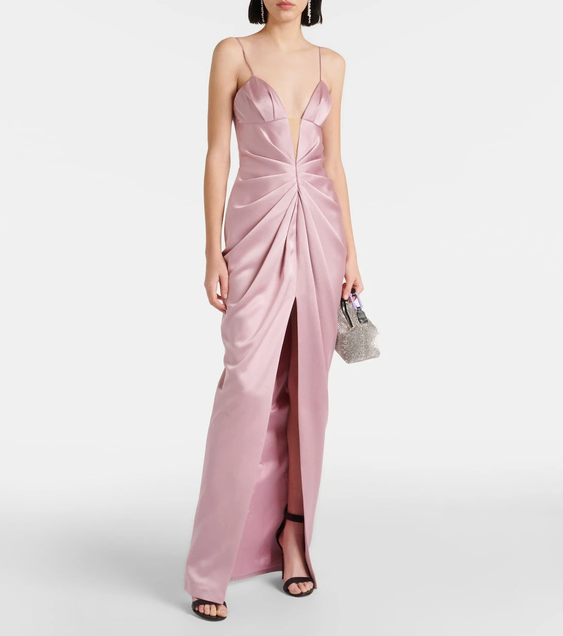 Rasario - Draped satin gown