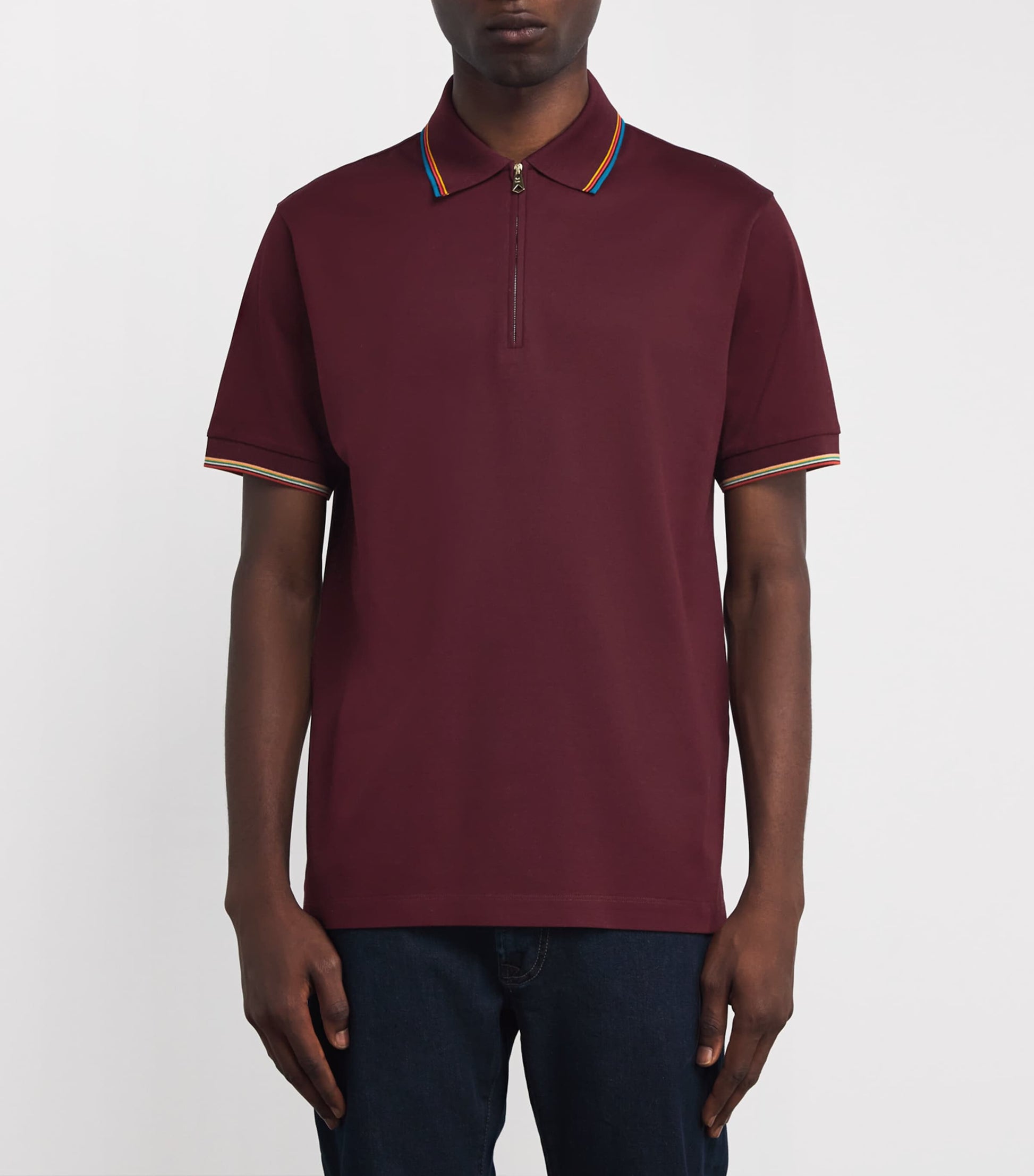 Cotton Signature Stripe Polo Shirt