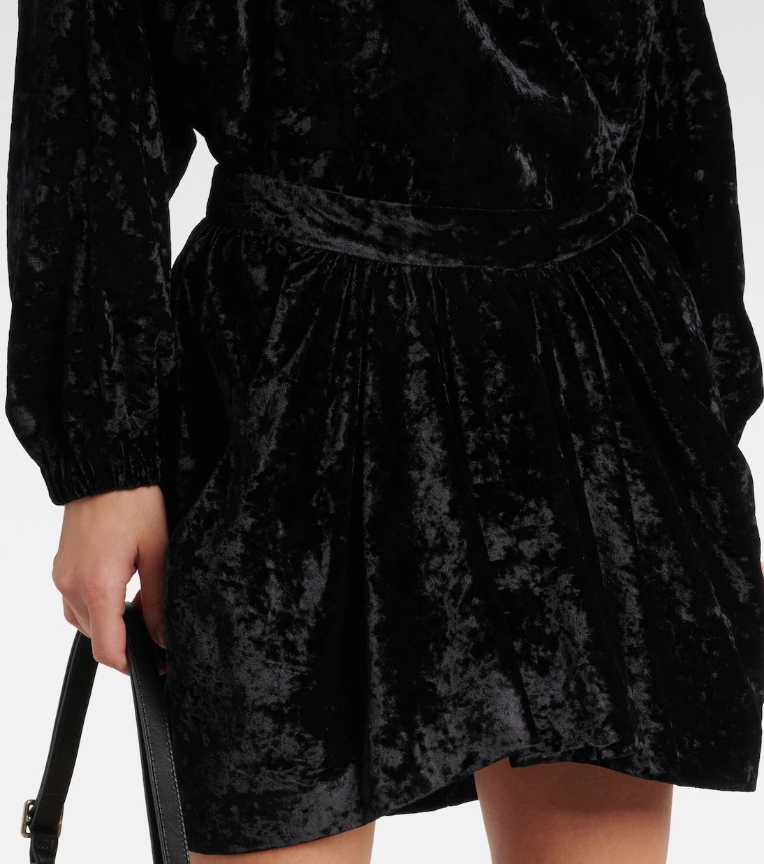 Isabel Marant - Lashay velvet skirt