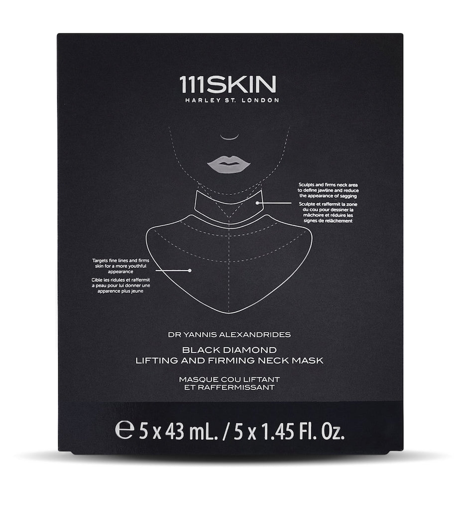Celestial Black Diamond Lifting and Firming Treatment Neck Mask Set (5 x 43ml)