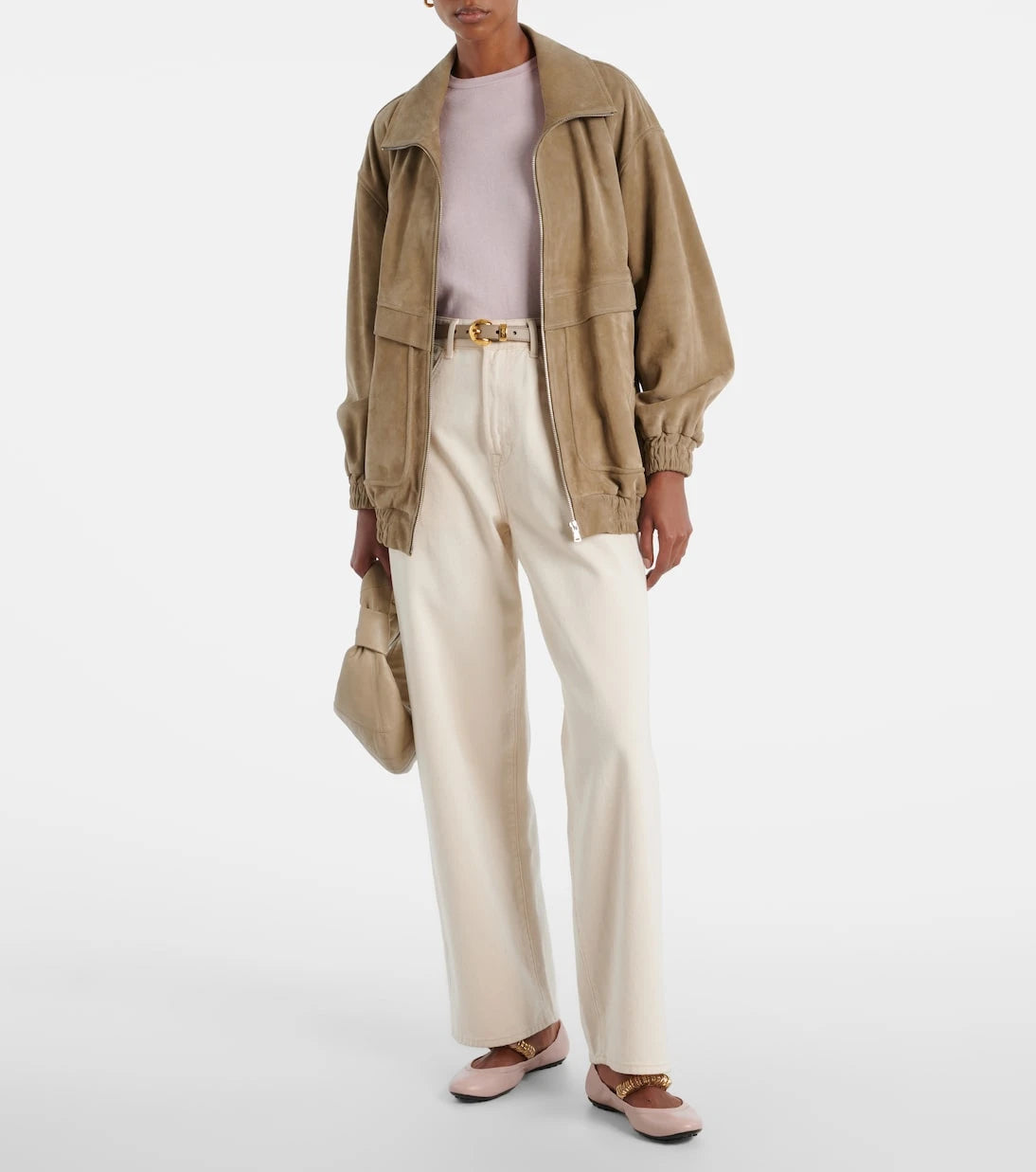 Tod's - Embellished leather ballet flats