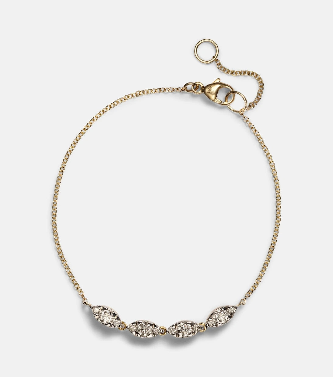 Stone and Strand - Muse 10kt gold bracelet with diamonds