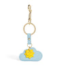 Harrods Multi Leather Sun and Cloud Keyring