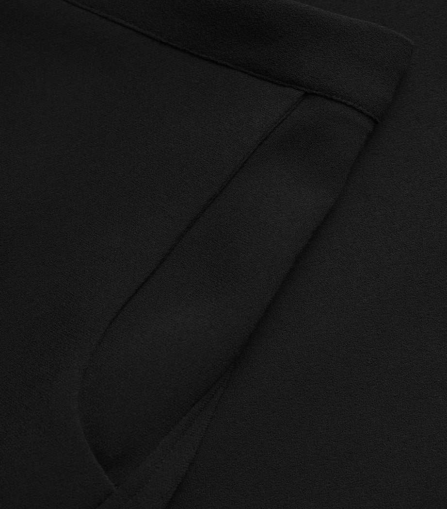 Edeline Lee Black Twist Tailored Trousers