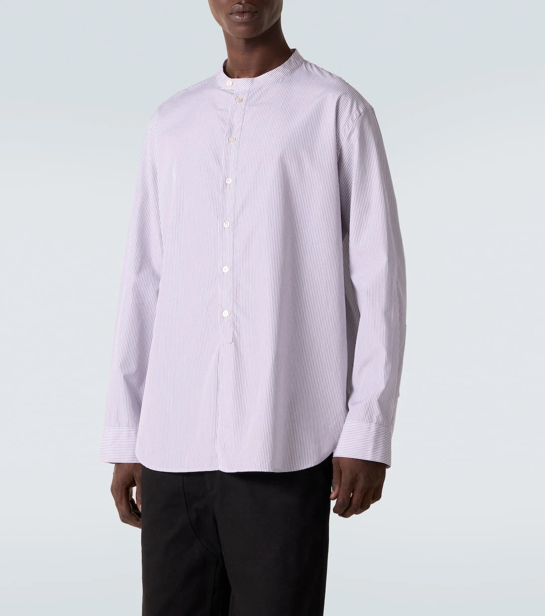 Studio Nicholson - x Aaron Levine Nick striped cotton shirt