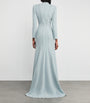 Jenny Packham Blue Embellished Victoire Gown