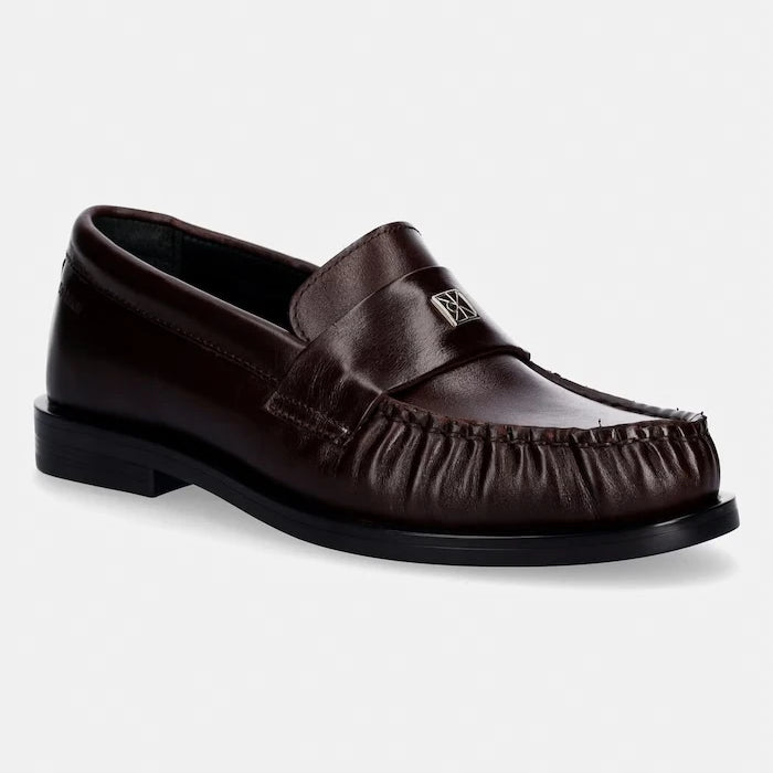 Calvin Klein Kadın Deri Mokasen ROUND LOAFER LTH HDW