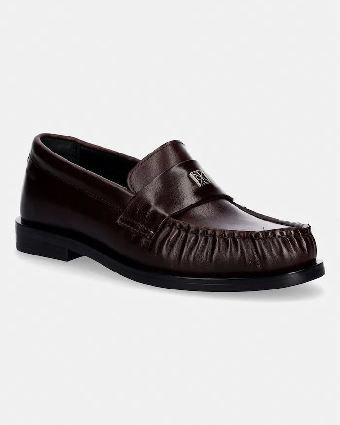 Calvin Klein Kadın Deri Mokasen ROUND LOAFER LTH HDW