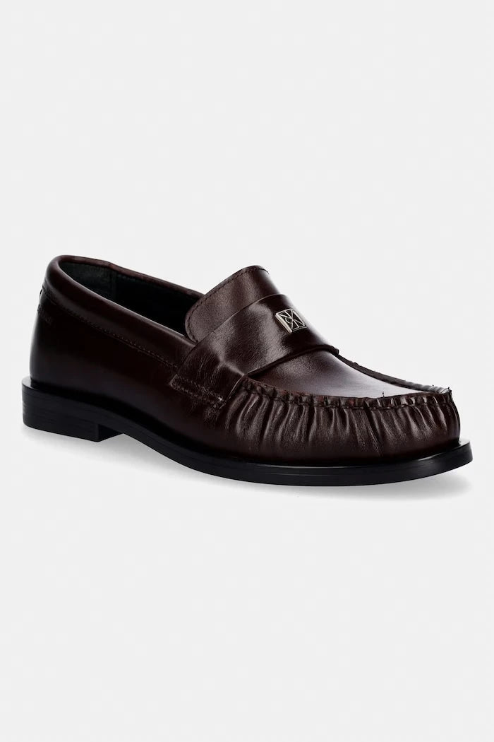 Calvin Klein Kadın Deri Mokasen ROUND LOAFER LTH HDW