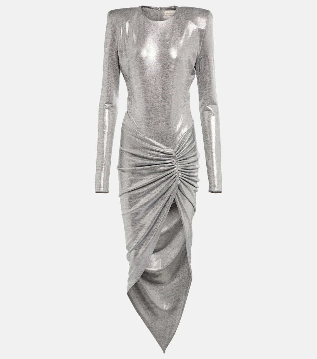 Alexandre Vauthier - فستان ميدي من الجيرسيه المعدني