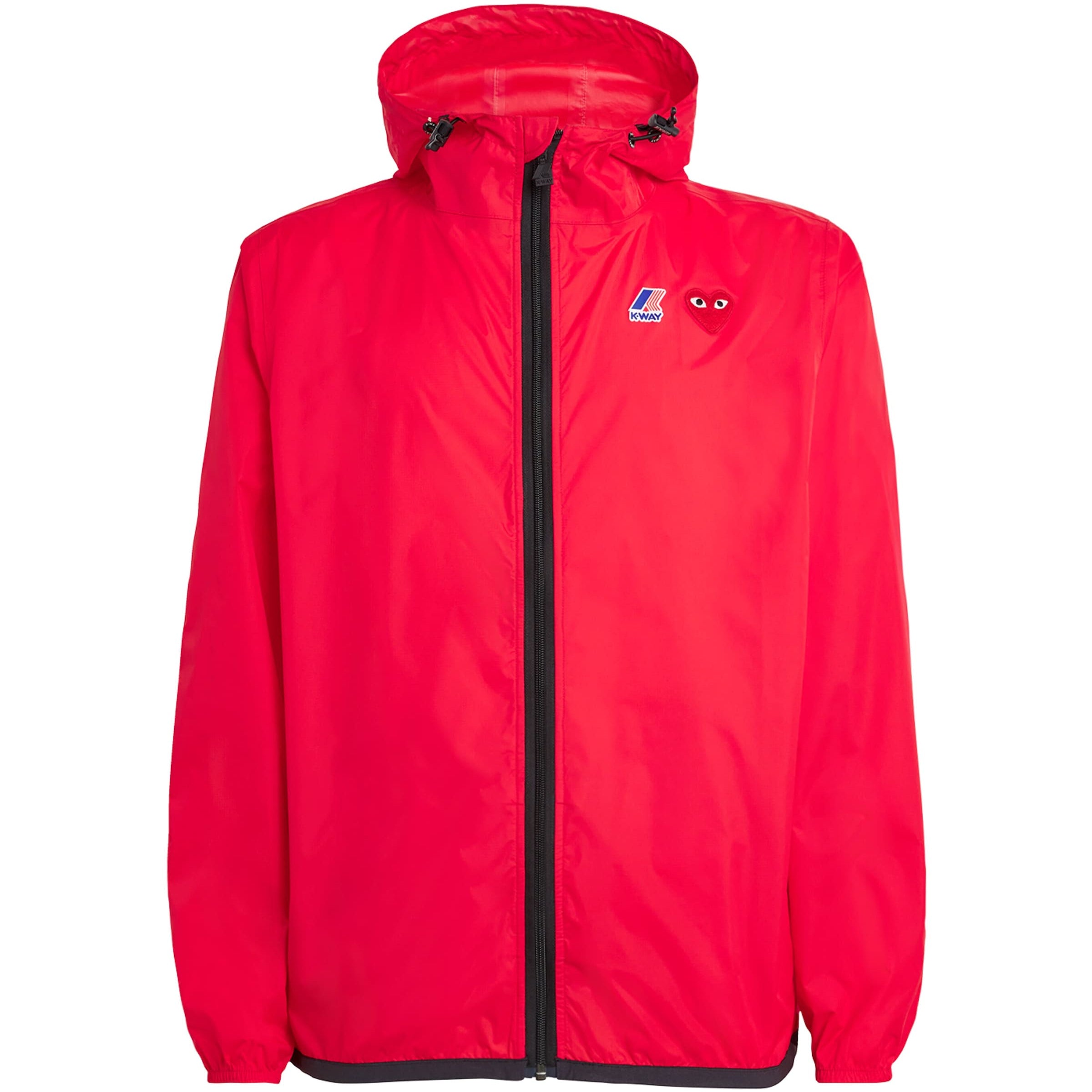 Comme Des Garçons Play Red x K-Way Nylon Water-Resistant Jacket