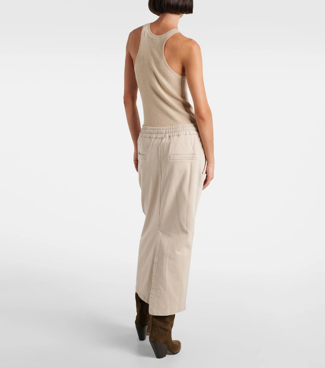 Marant Etoile - Noreen cotton jersey midi skirt