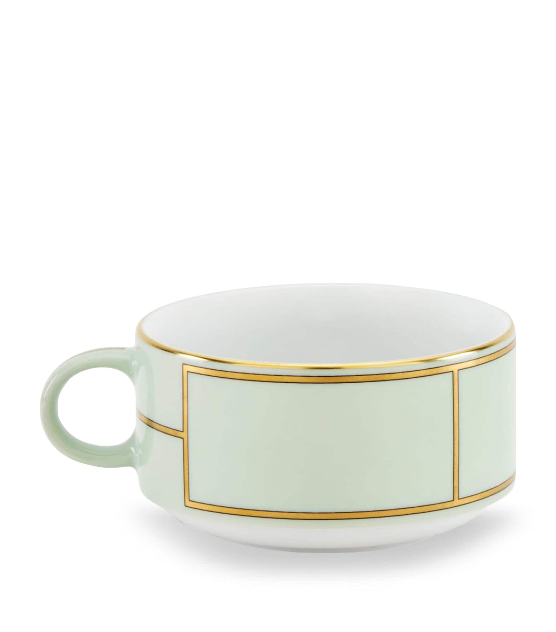 GINORI 1735 Porcelain Colonna Diva Verde Teacup (245ml)
