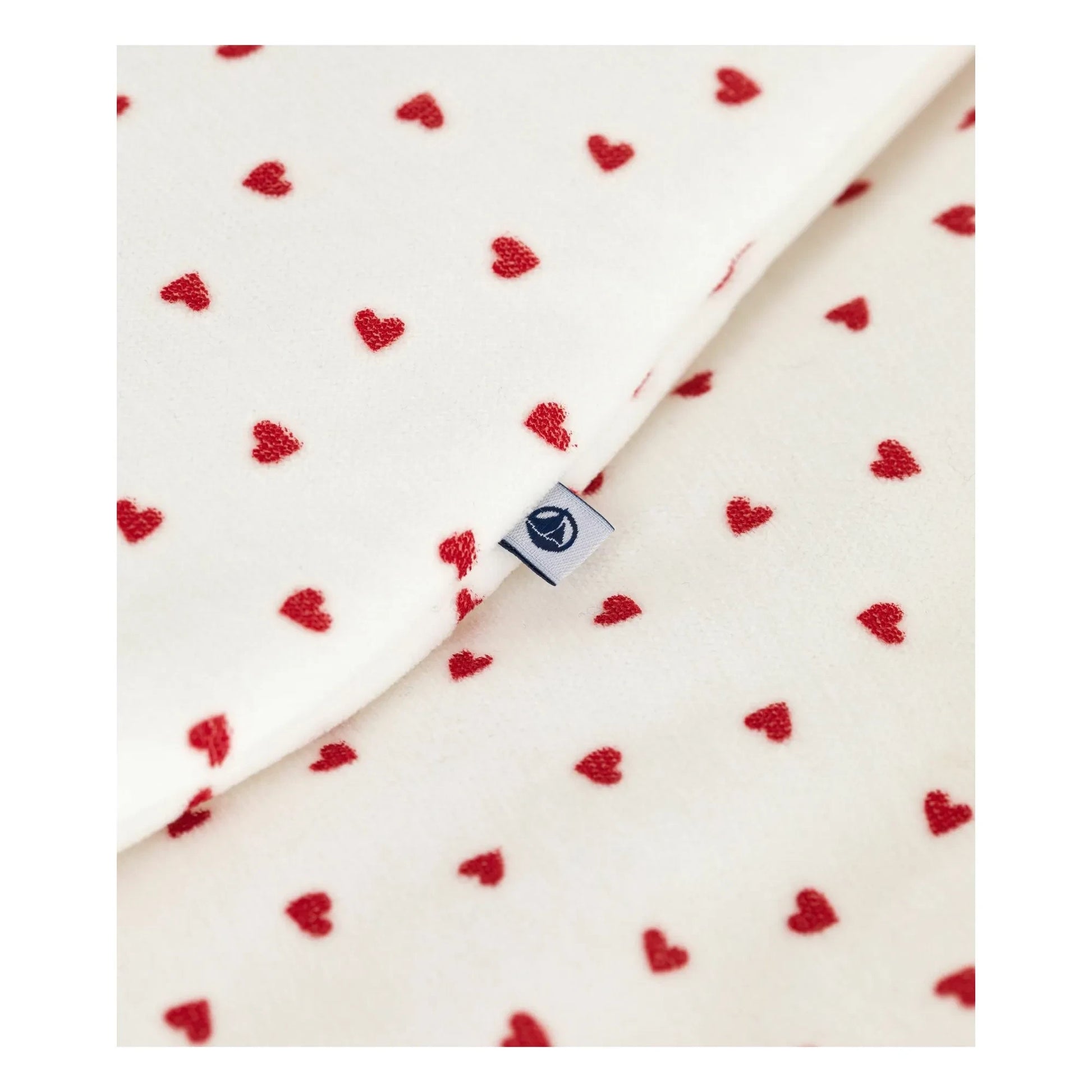 Petit Bateau - Sleep sack Hearts | White