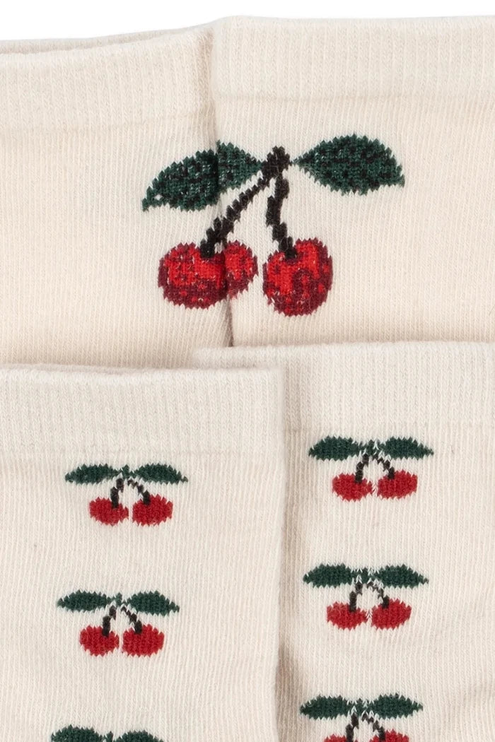 Konges Sløjd чорапи за деца 2 PACK JACQUARD CHERRY SOCKS 2 броя