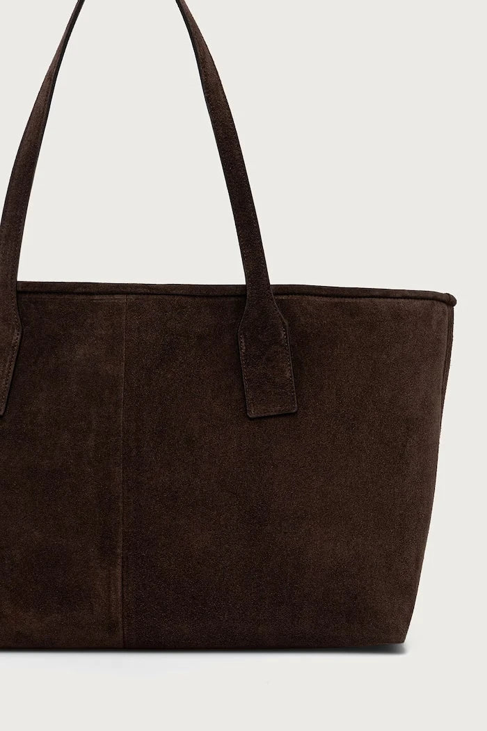 Marella süet kadın shopper çanta MLAECRU