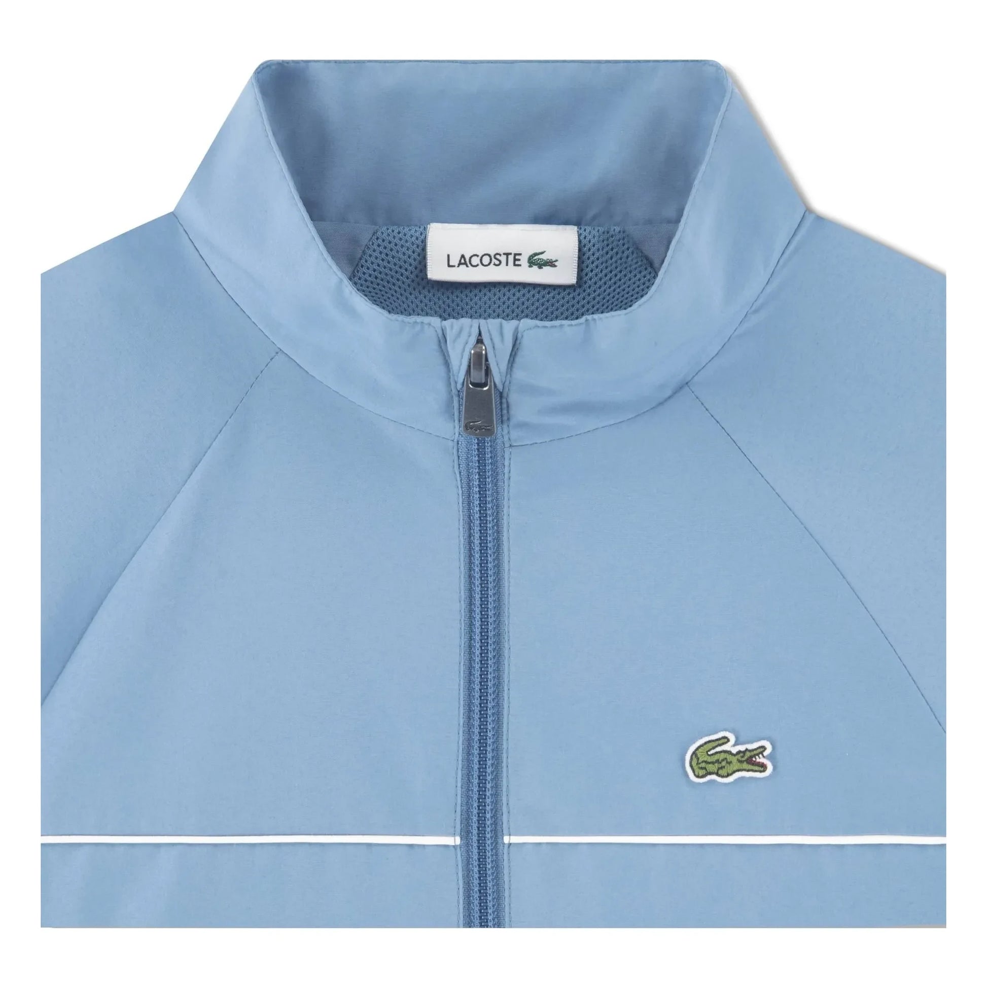 Lacoste - Monogrammed Recycled Fiber Jacket and Jogger Set | Light Blue