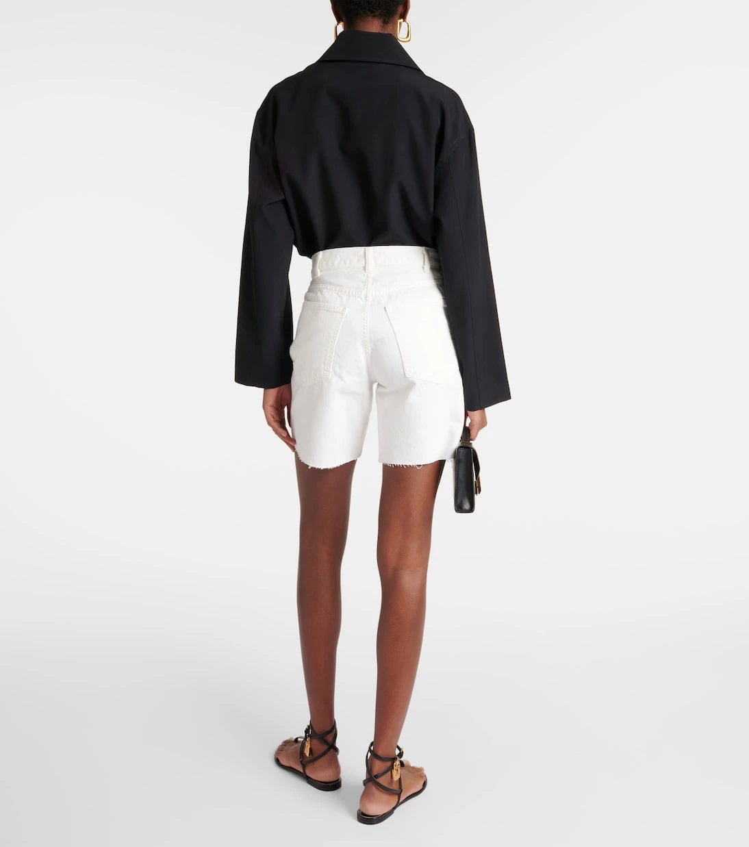 Nili Lotan - Russel high-rise denim shorts