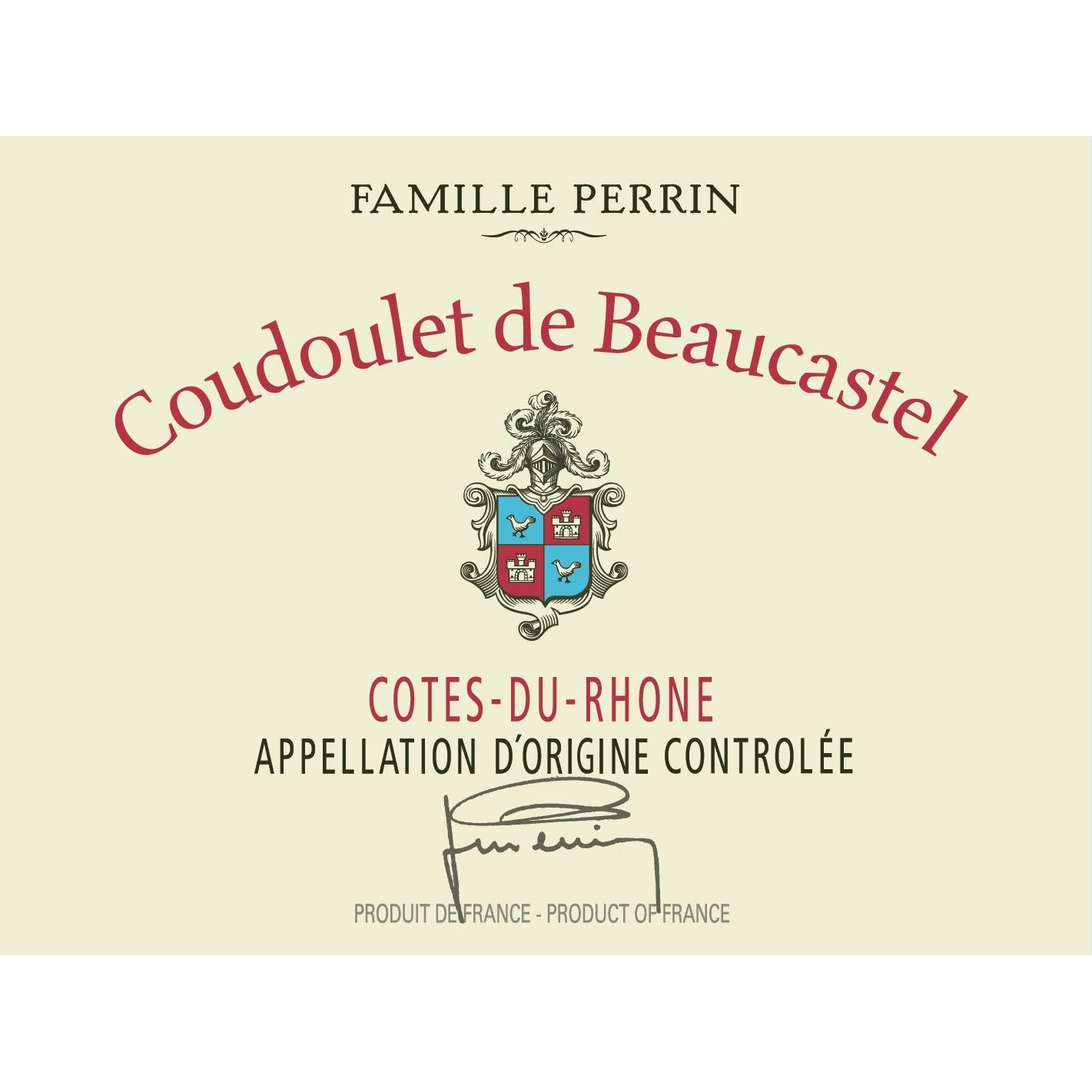 Famille Perrin - Coudoulet de Beaucastel - Cotes du Rhone