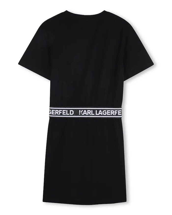 Karl Lagerfeld Çocuk Pamuklu Elbise