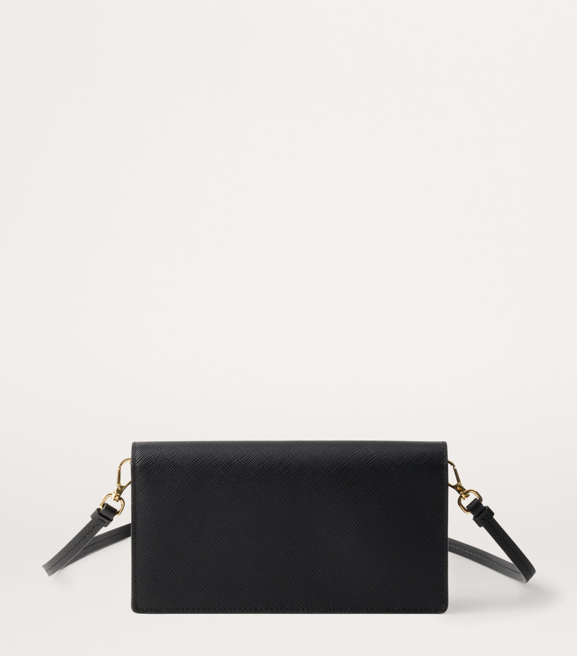 Prada Black Mini Saffiano Leather Cross-Body Bag