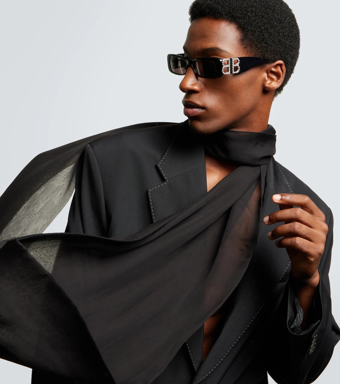 Balenciaga - Dynasty rectangular sunglasses