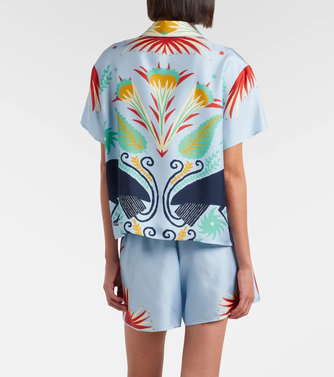 Etro - Printed silk pajamas