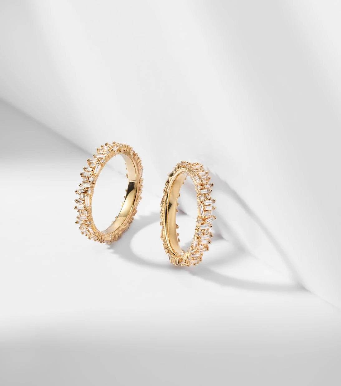 Suzanne Kalan - Icon Midi 18kt gold tech ring jackets with diamonds