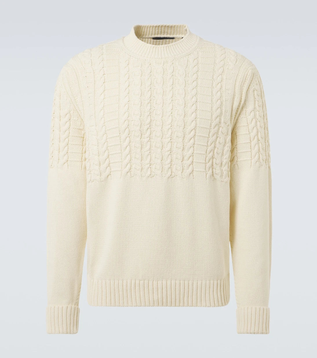 Dunhill - Cable-knit cotton sweater