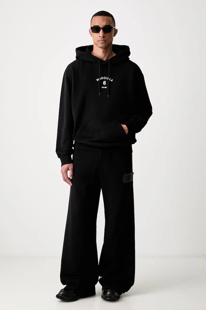 MM6 Maison Margiela erkek pamuklu kapüşonlu sweatshirt