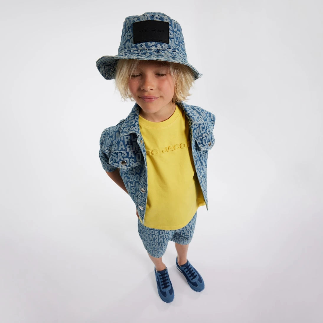 Marc Jacobs Kids - أحذية جوغر الرياضية من الدنيم
