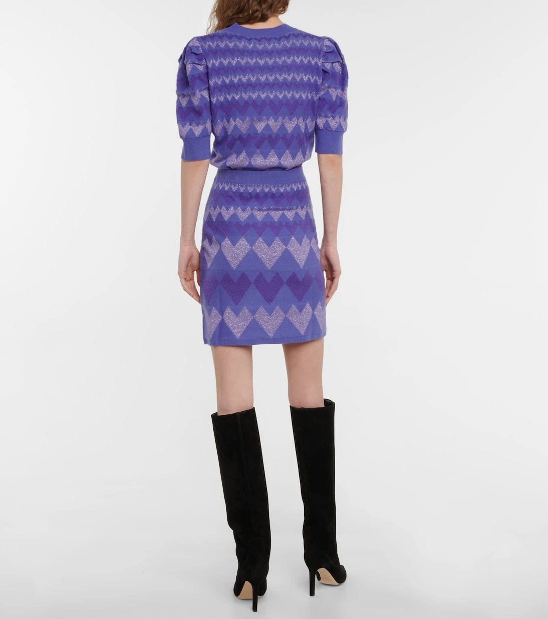 Diane von Furstenberg - Ariella jacquard wool-blend miniskirt