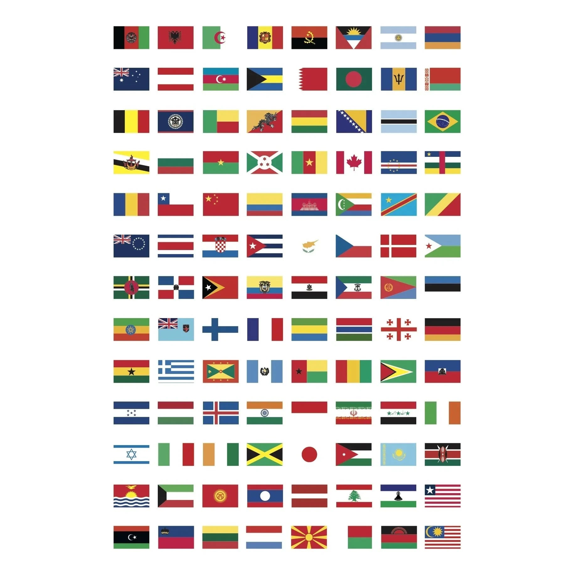Poppik - Flags Poster + Stickers