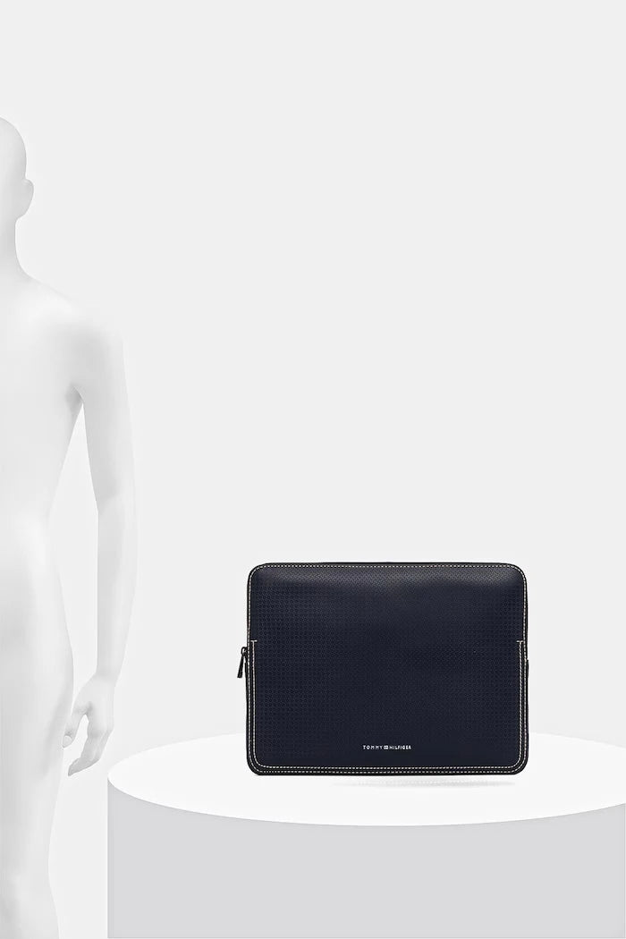 Tommy Hilfiger erkek suni deri laptop kılıfı