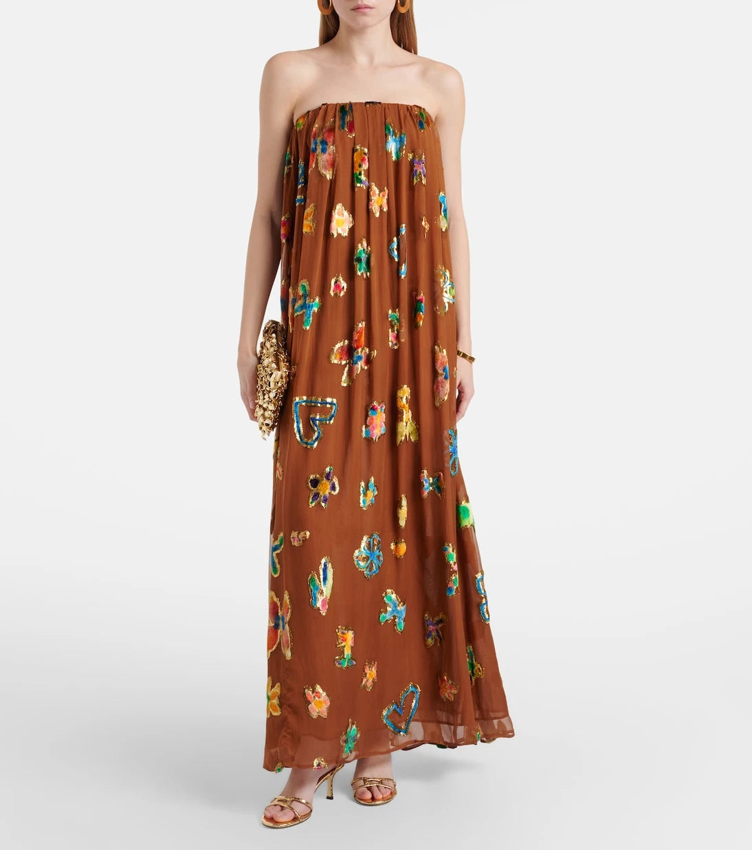 Alémais - Silk-blend gown