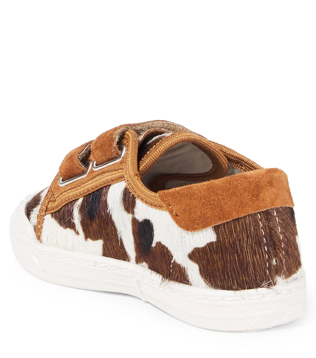 PèPè - Printed calf hair and suede sneakers